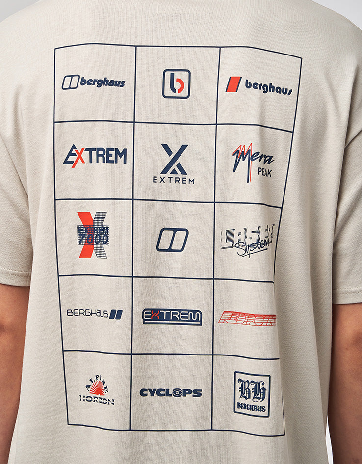 Berghaus Trango Mountain Logo T-Shirt - Stone