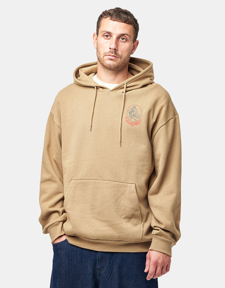 Brixton Marley Pullover Hoodie - British Khaki
