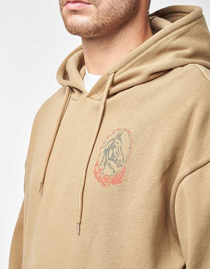 Brixton Marley Pullover Hoodie - British Khaki