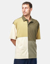 Brixton Deco Relaxed S/S Polo - Tonal Colour Block