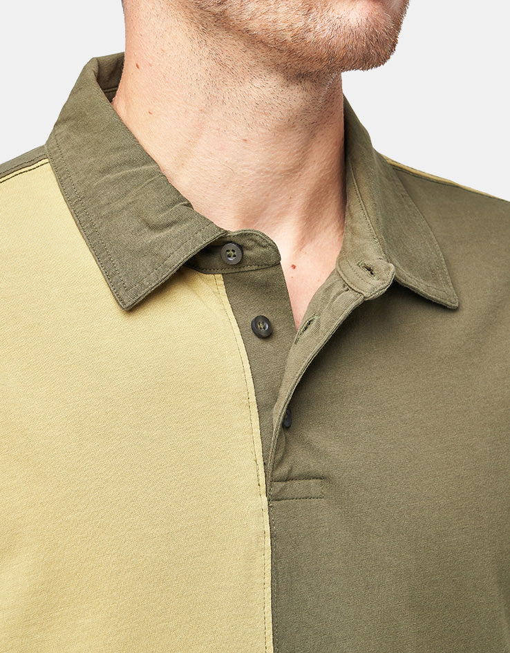 Brixton Deco Relaxed S/S Polo - Tonal Colour Block