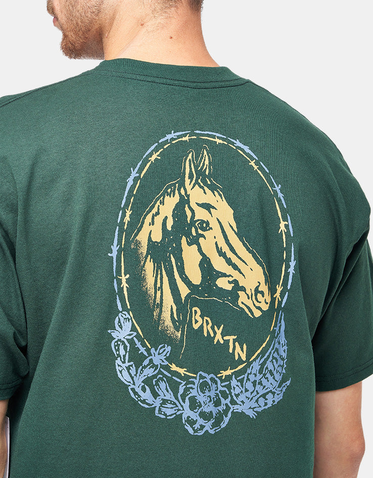 Brixton Marley T-Shirt - Forest Green