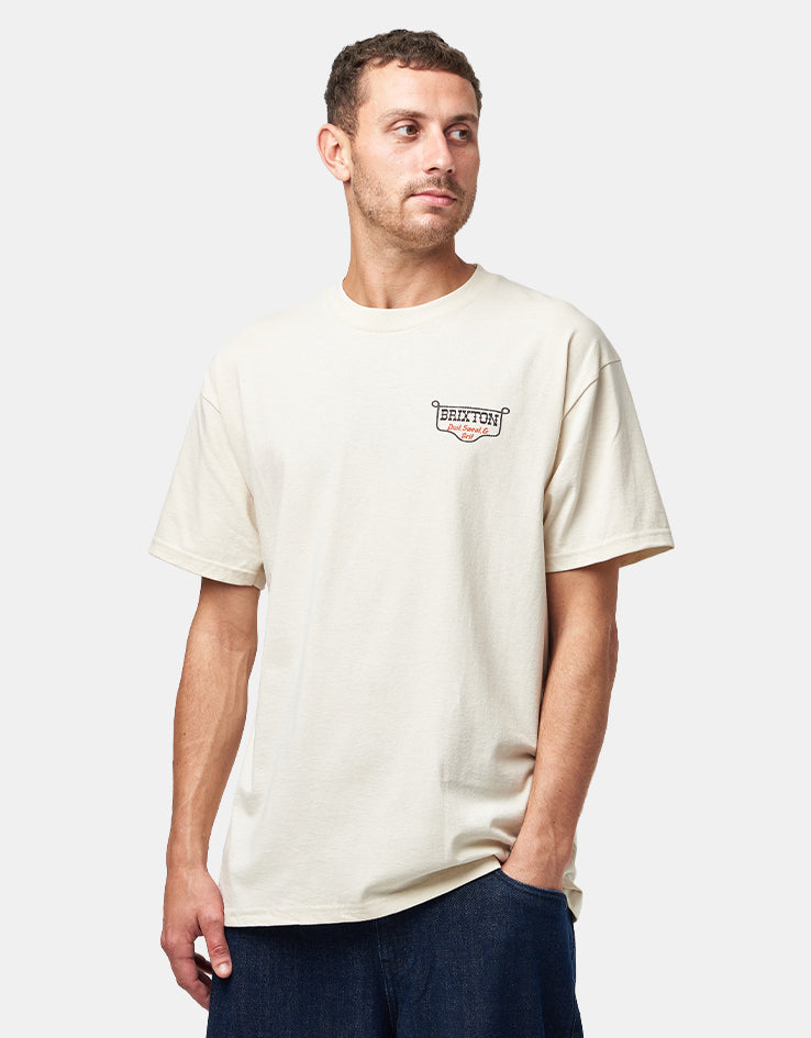 Brixton Kinsey T-Shirt - Cream
