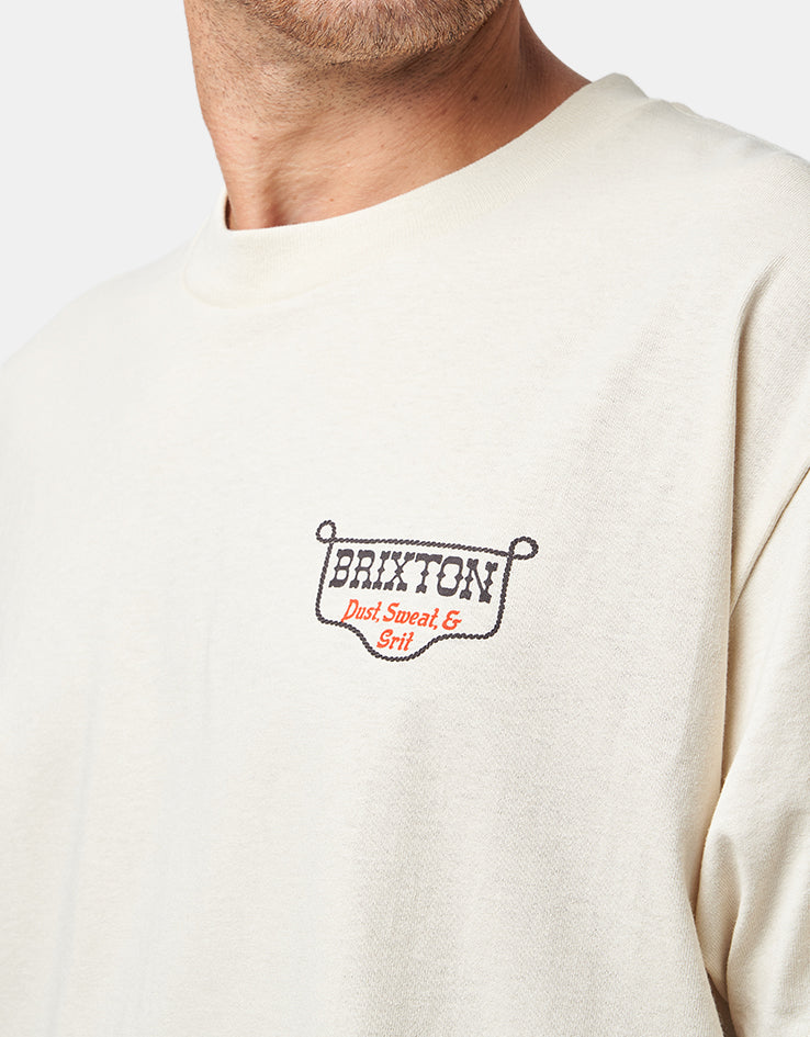 Brixton Kinsey T-Shirt - Cream