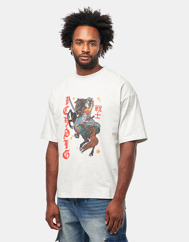 ICHPIG Warrior T-Shirt - White Marle