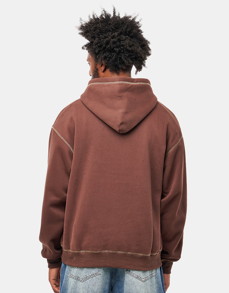 ICHPIG Legions Cordless Pullover Hoodie - Chocolate