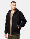 Dickies Hilham Lined Denim Hooded Bomber - Black