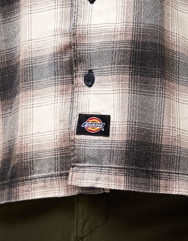 Dickies Gulfport L/S Flannel Shirt - Black