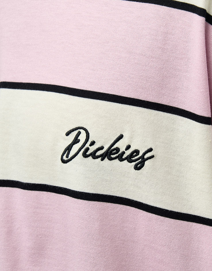 Dickies Embroidery Stripe T-Shirt - Ecru