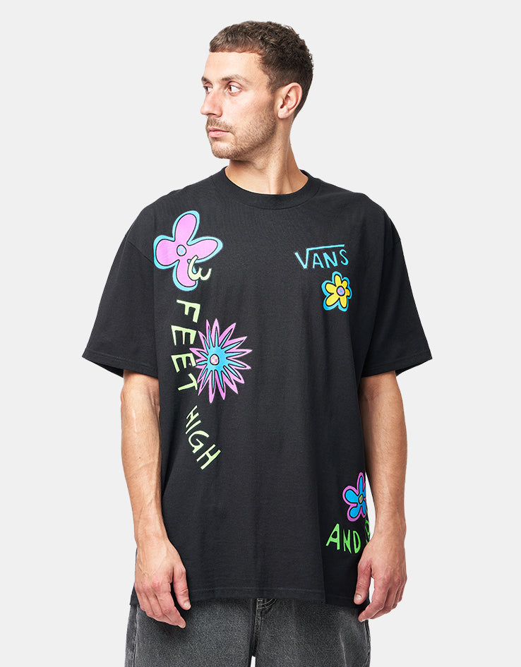 Vans Off The Wall Records x  De La Soul 3 Feet High and Rising T-Shirt - Black