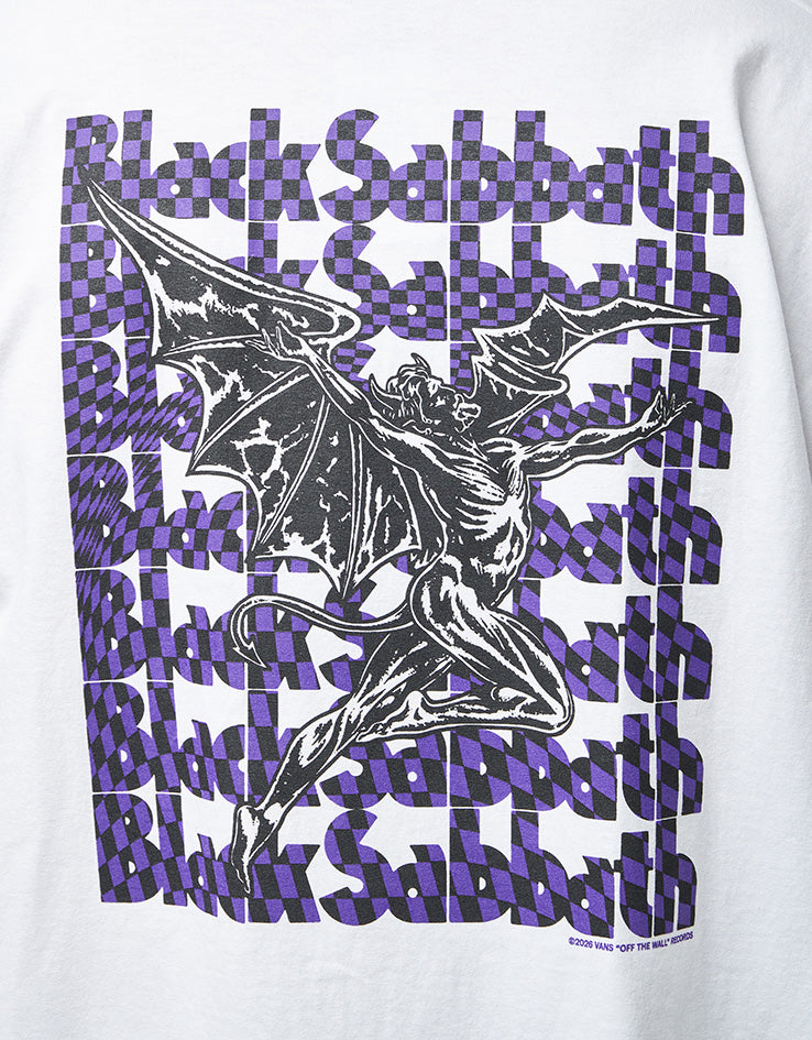 Vans Off The Wall Records x Black Sabbath T-Shirt - White