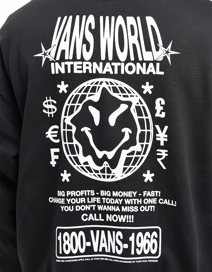 Vans World Intl Pullover Hoodie - Black