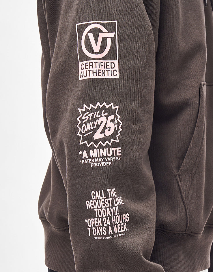 Vans Hotline Radio Pullover Hoodie - Faded Black