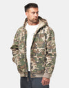 Vans Eli Workwear Canvas Full Zip Jacket - Aluminum