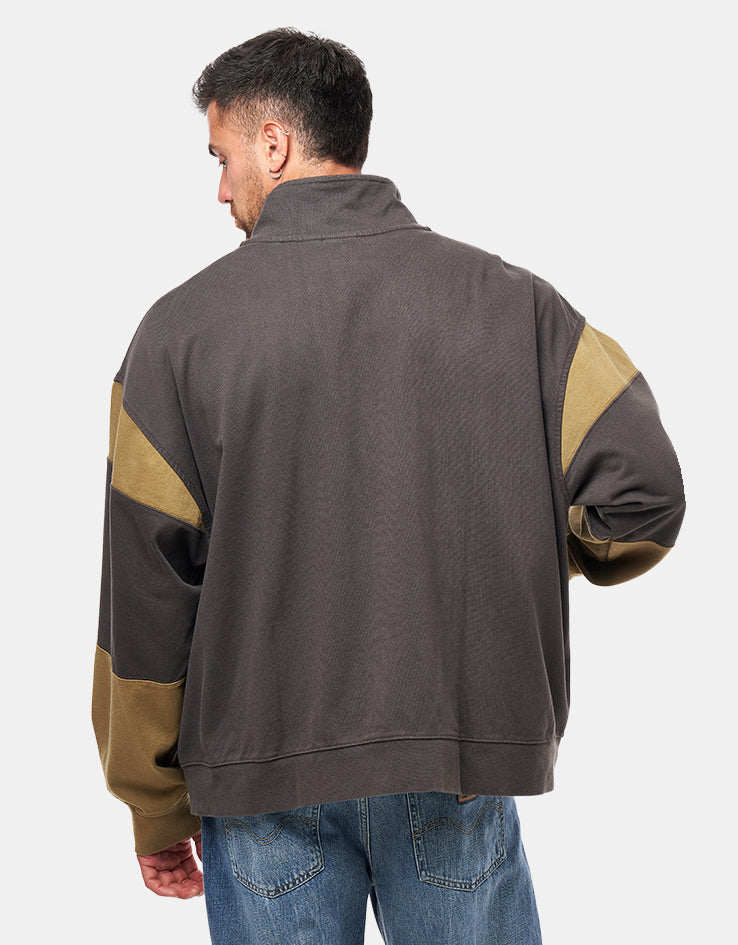 Vans Retro Sport Mock Neck Full Zip - Faded Black