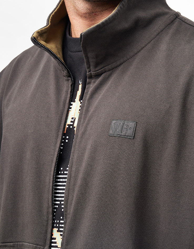 Vans Retro Sport Mock Neck Full Zip - Faded Black
