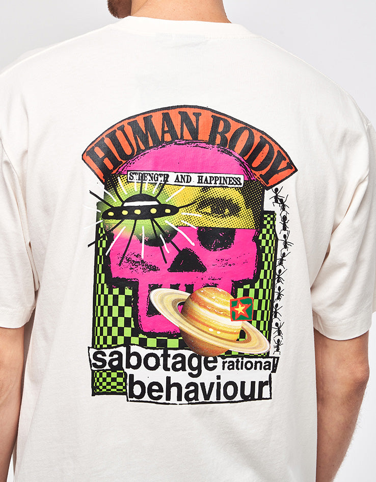 Vans Checkerboard Behaviour T-Shirt - Egret