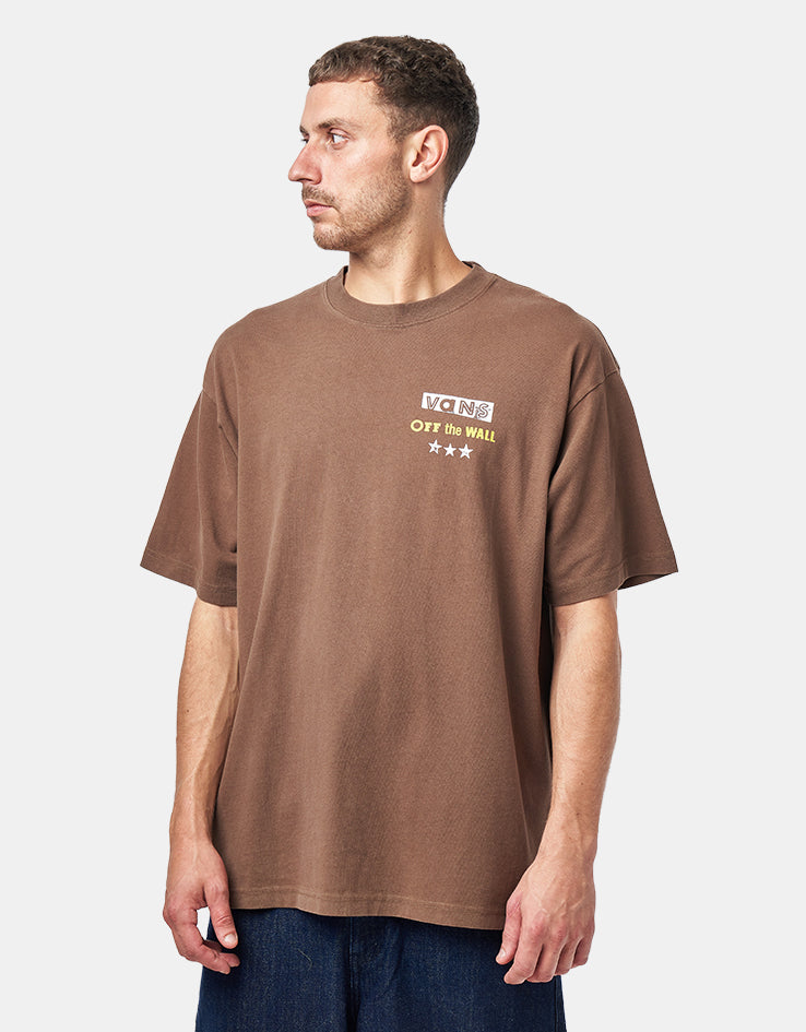 Vans Distorted Reality T-Shirt - Vintage Cocoa