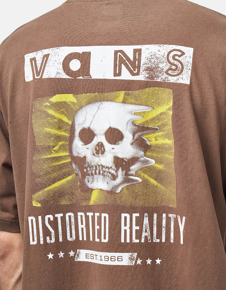 Vans Distorted Reality T-Shirt - Vintage Cocoa
