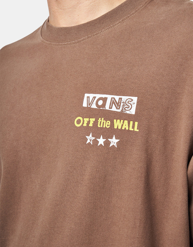 Vans Distorted Reality T-Shirt - Vintage Cocoa