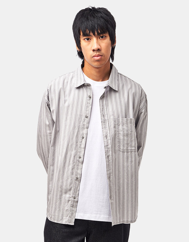 Vans x Rowan Z Stripe L/S Woven - Light Grey