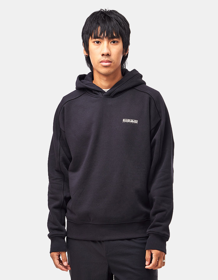 Napapijri Teza Pullover Hoodie Sweatshirt - Black Beauty