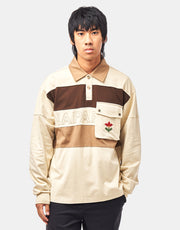 Napapijri Bloom L/S Polo Shirt - Putty