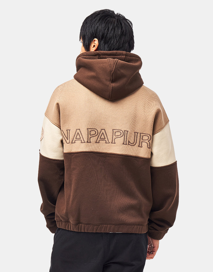 Napapijri Bloom Full Zip Hoodie - Demitasse