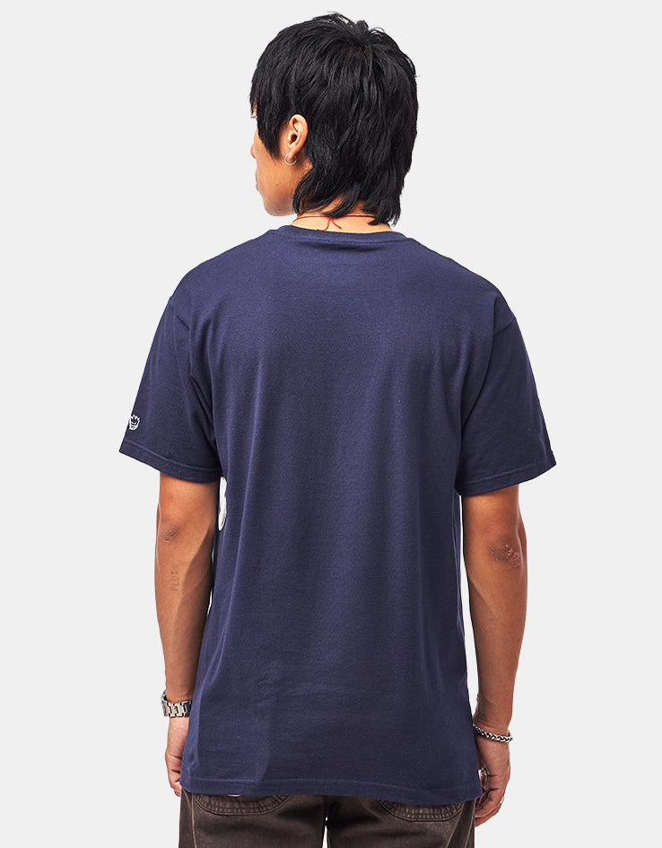 Spitfire x April Bighead Rose T-Shirt - Navy