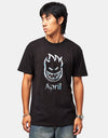 Spitfire x April Chrome Bighead T-Shirt - Black