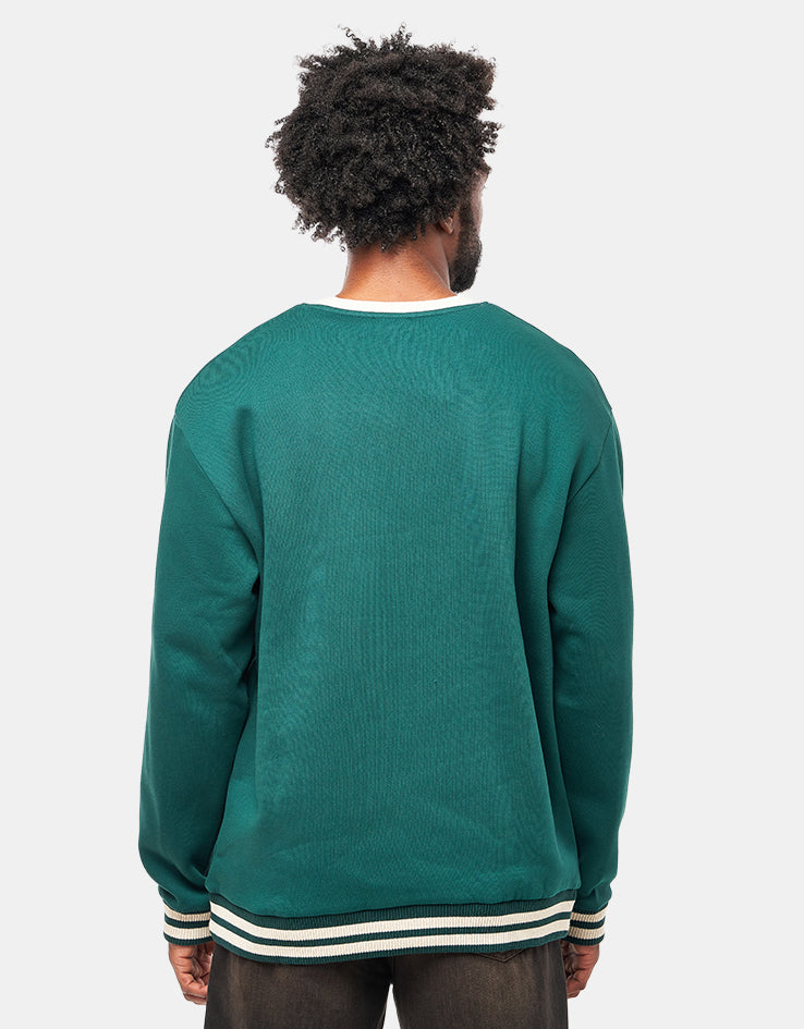 Parlez Ringer Sweatshirt - Deep Green