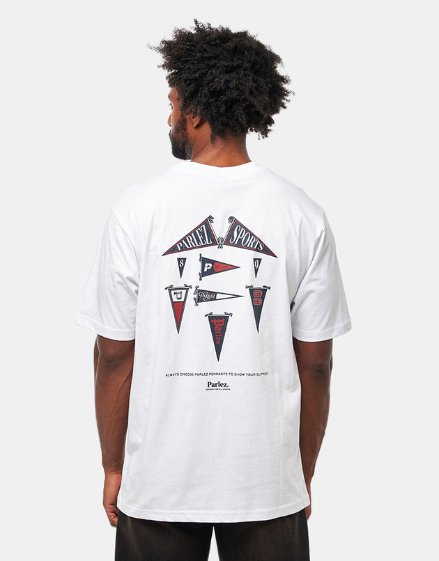 Parlez Pennant T-Shirt - White