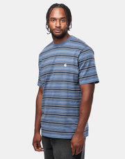 Carhartt WIP S/S Bronson T-Shirt - Bronson Stripe/Icesheet