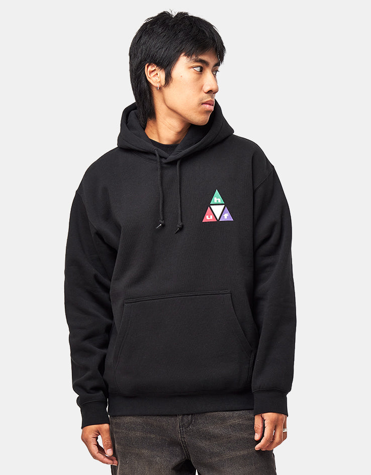 HUF Prism Triple Triangle Pullover Hoodie - Black