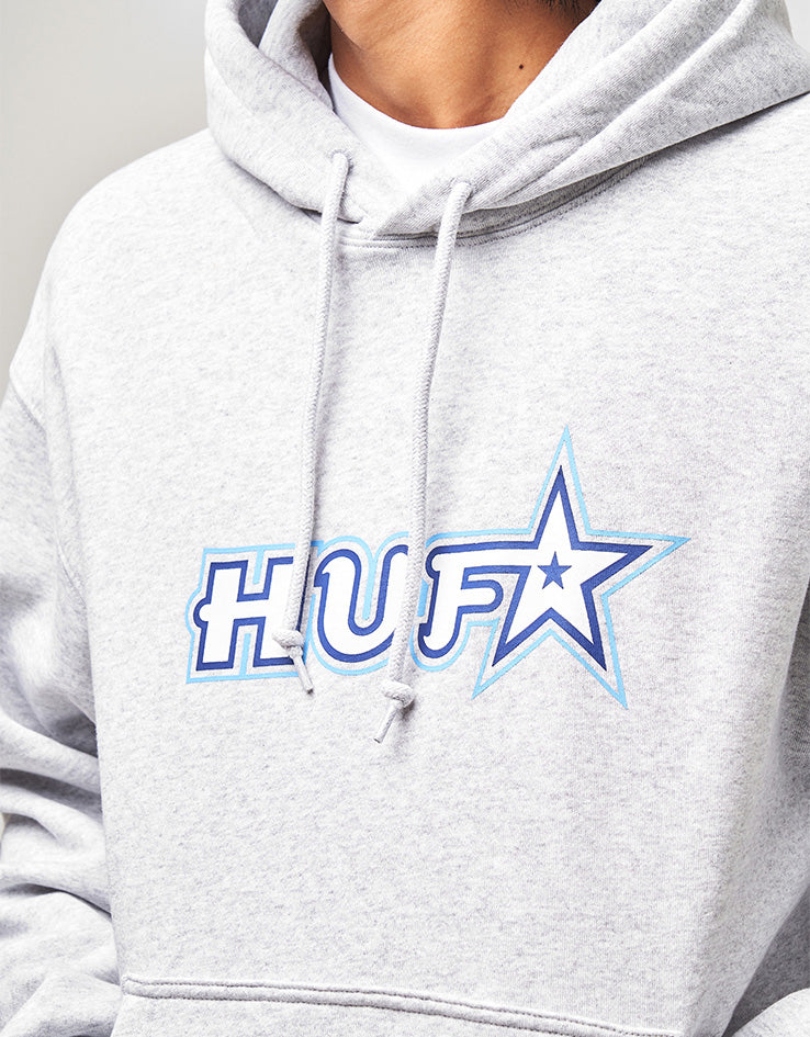 HUF Galaxy Pullover Hoodie - Heather Grey