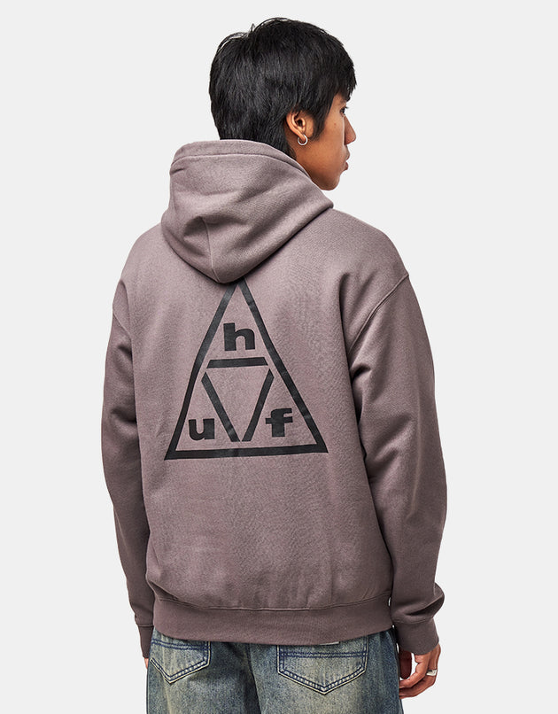 HUF Triple Triangle Pullover Hoodie - Dark Earth/Black