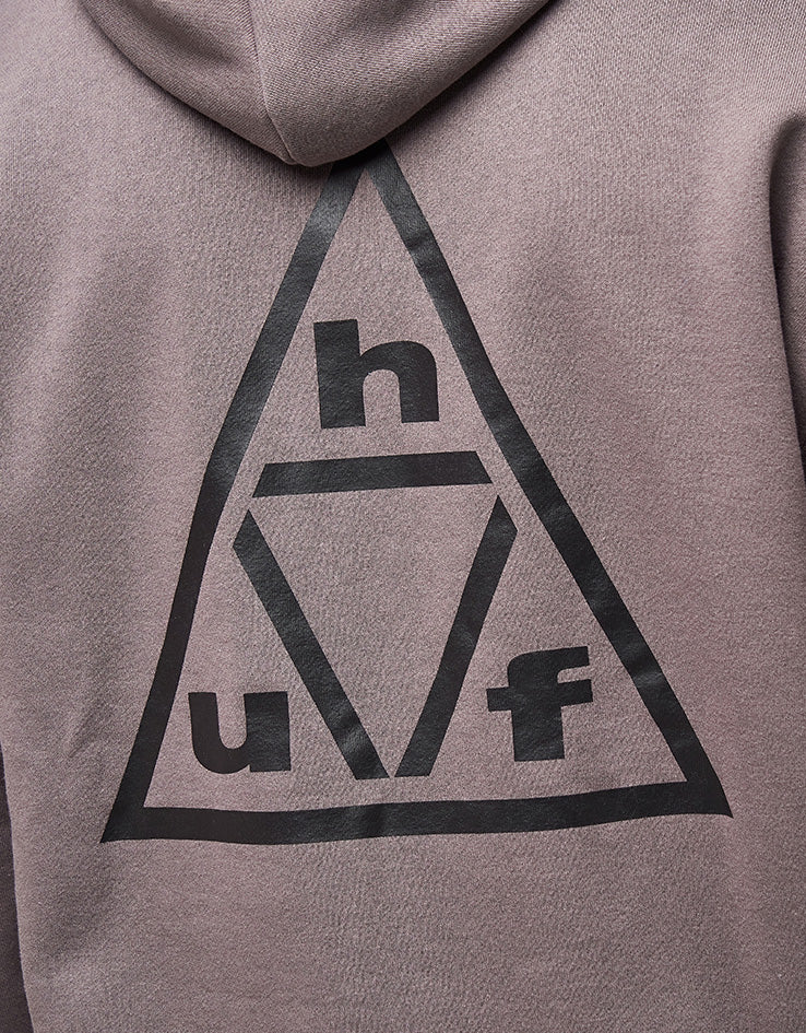 HUF Triple Triangle Pullover Hoodie - Dark Earth/Black