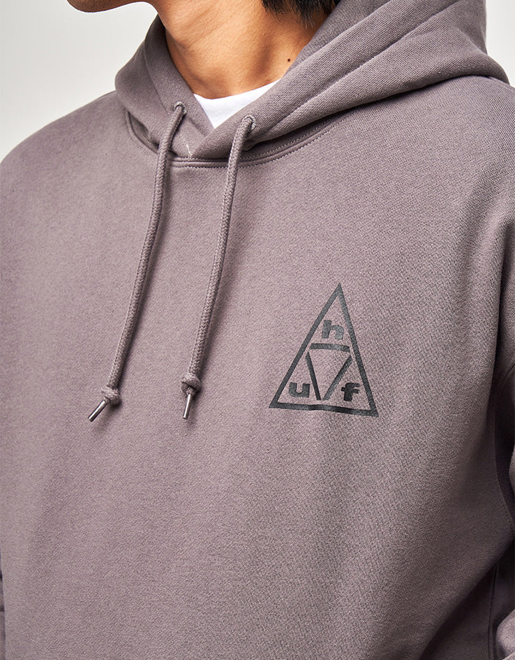 HUF Triple Triangle Pullover Hoodie - Dark Earth/Black