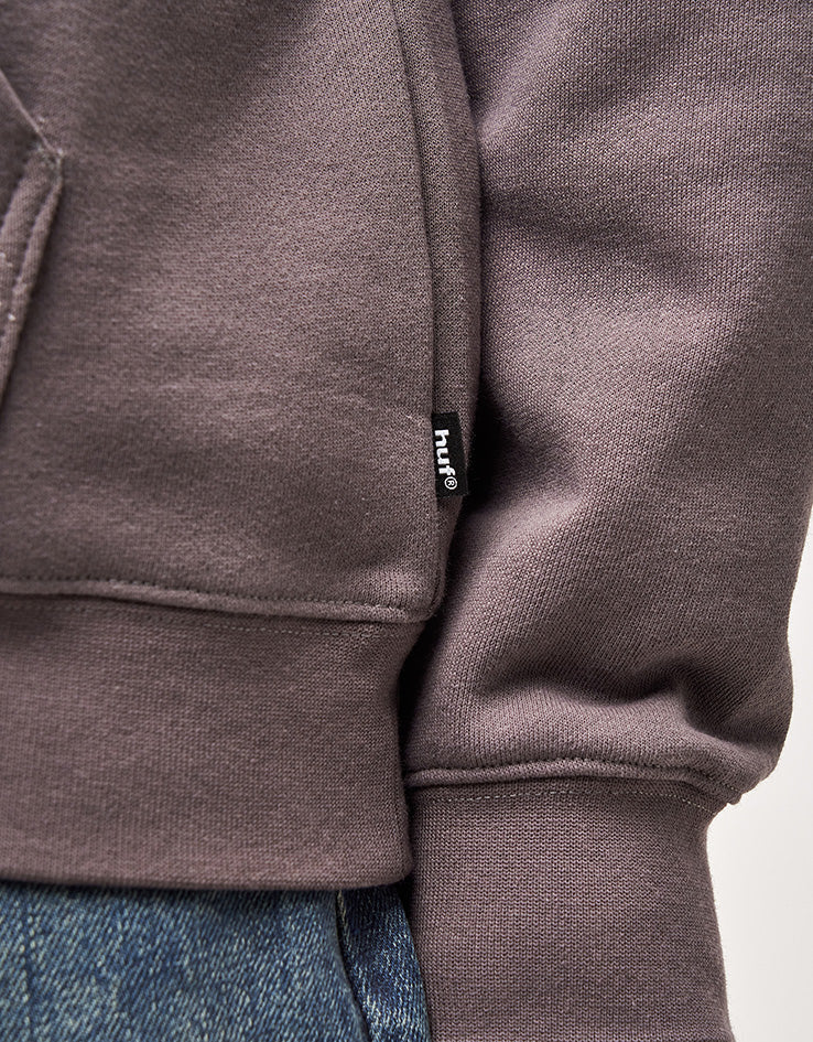 HUF Triple Triangle Pullover Hoodie - Dark Earth/Black