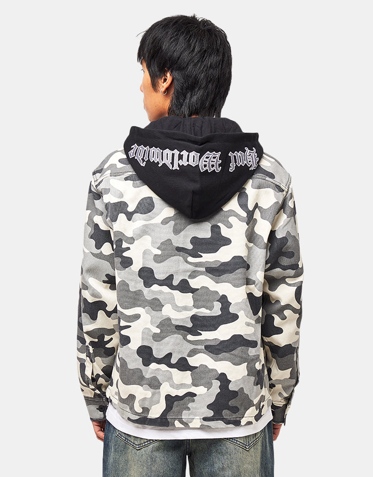 HUF Olympia Camo Hooded Overshirt - Camo