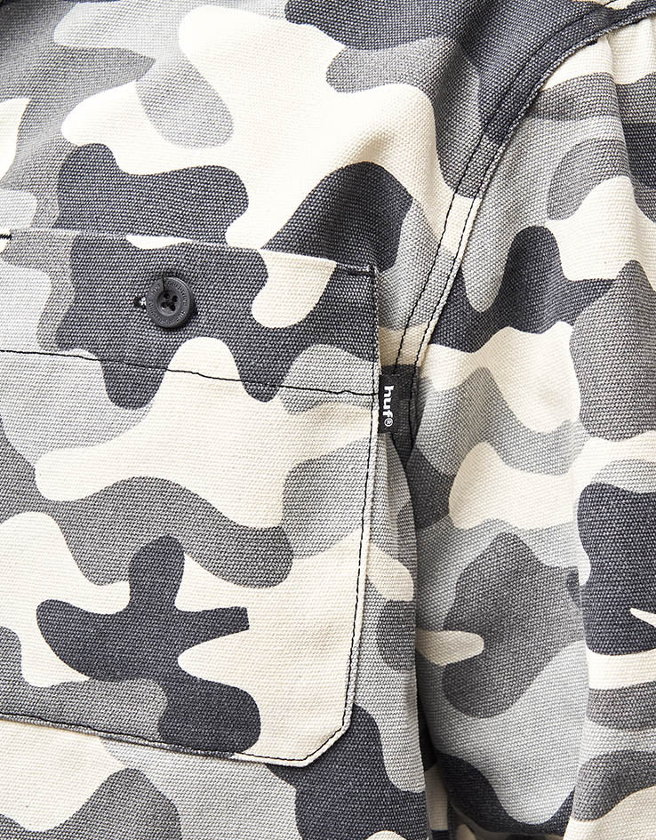 HUF Olympia Camo Hooded Overshirt - Camo