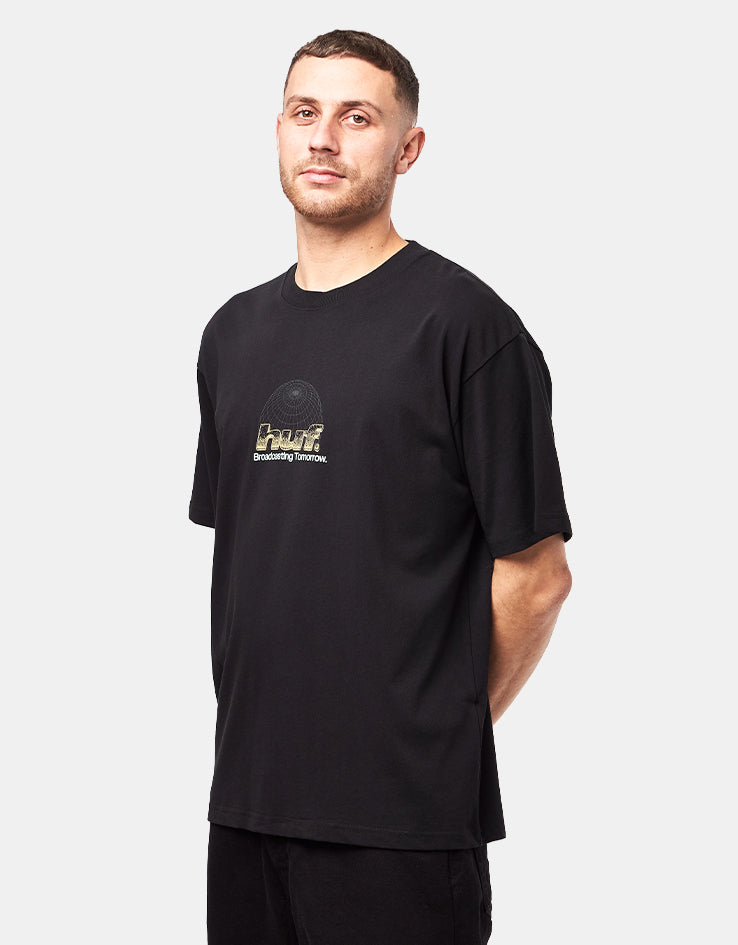 HUF Worldwide Network T-Shirt - Black