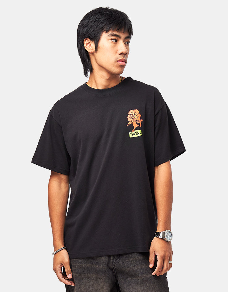 HUF Flower District T-Shirt - Black