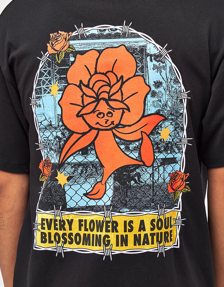 HUF Flower District T-Shirt - Black
