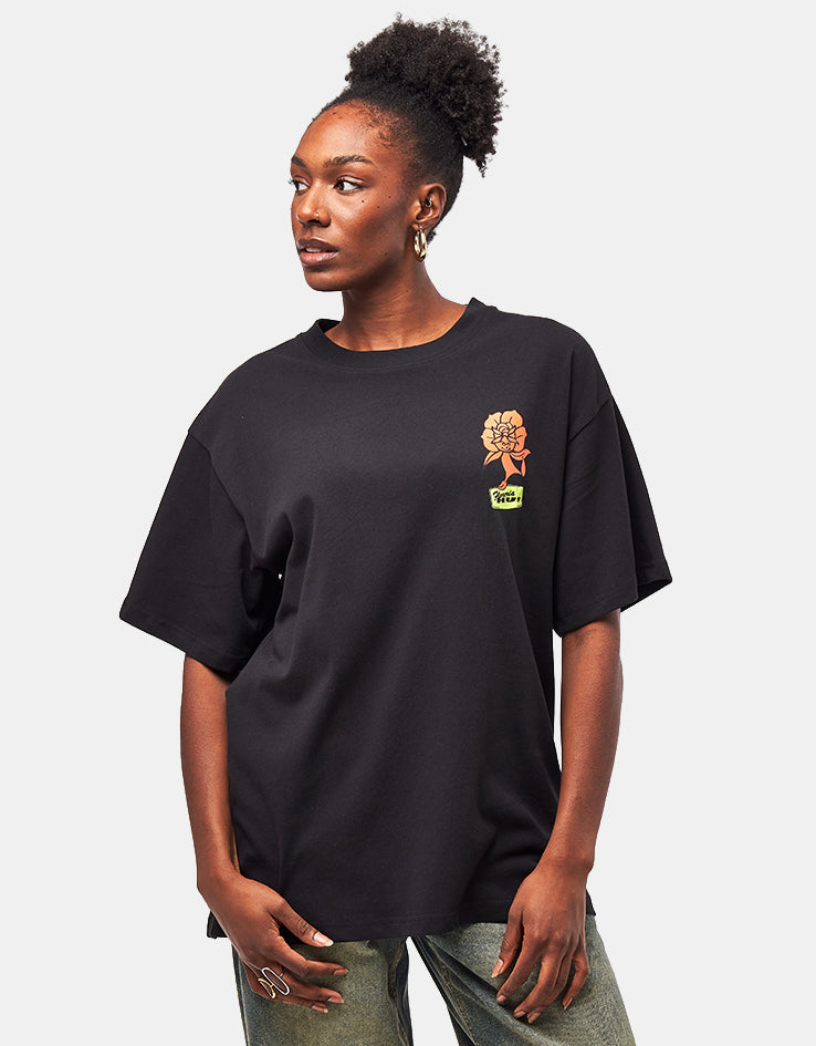 HUF Flower District T-Shirt - Black