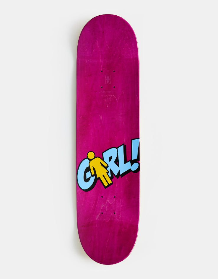 Girl Pacheco Blammo G016 Skateboard Deck - 8.375"