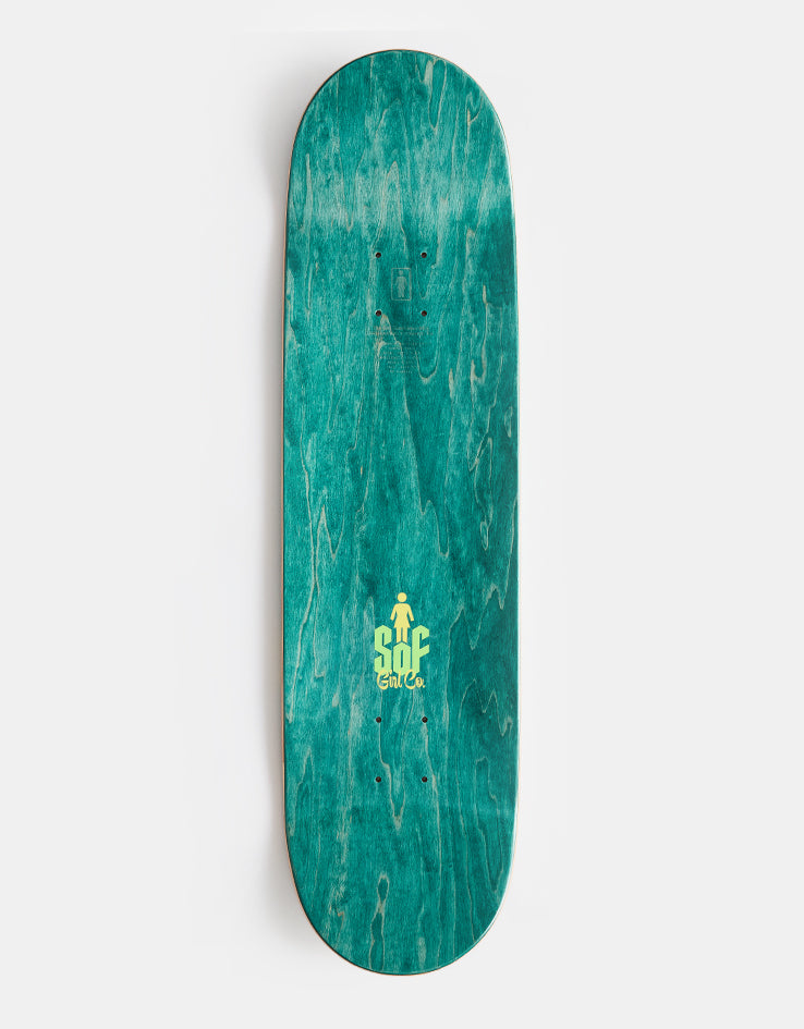 Girl Brophy Skull of Fame G053 Skateboard Deck - 8.5"