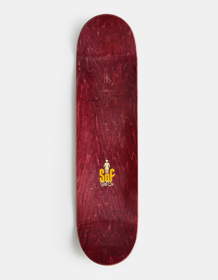 Girl Geering Skull of Fame G023 Skateboard Deck - 8.125"