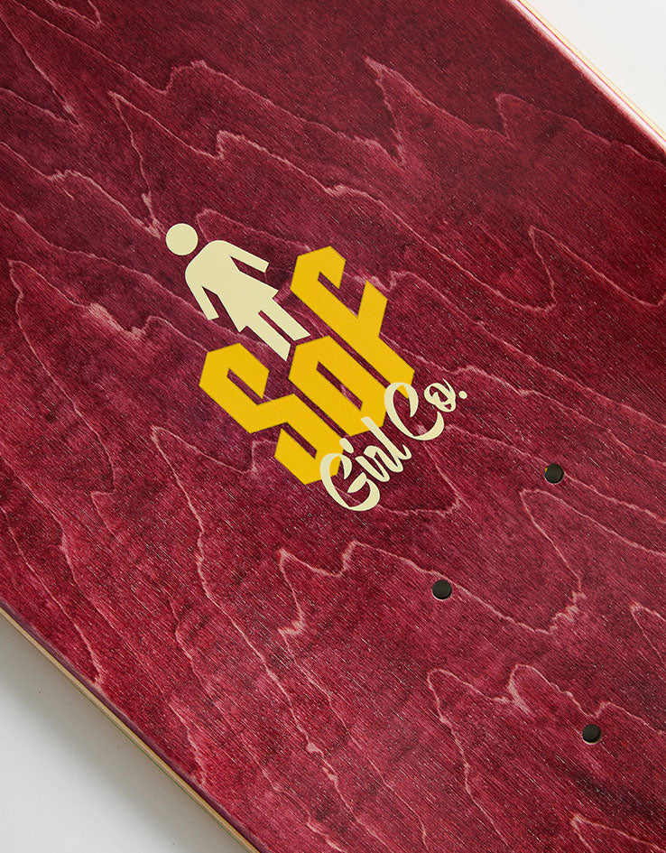 Girl Geering Skull of Fame G023 Skateboard Deck - 8.125"