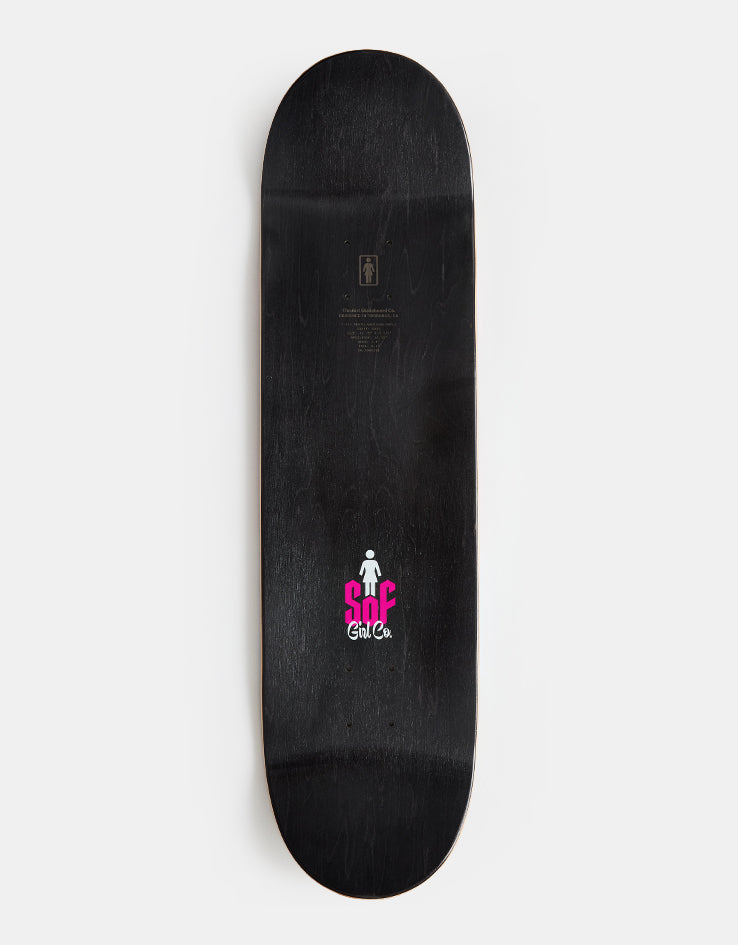 Girl Pacheco Skull of Fame G016 Skateboard Deck - 8.375"